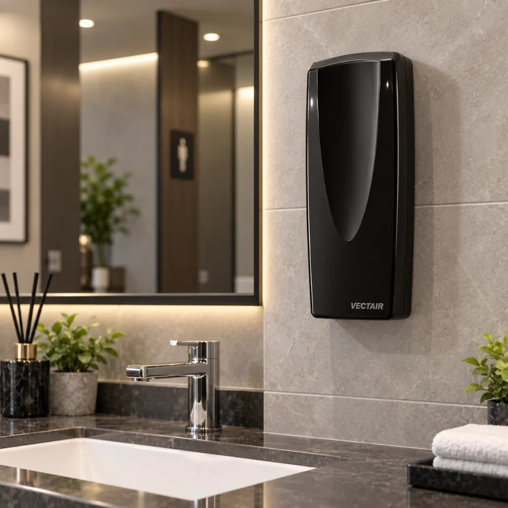 v-air solid air freshener MVP dispenser bathroom black.webp
