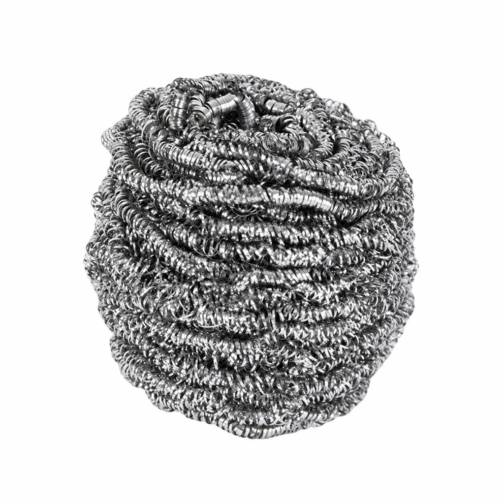 Stainless Steel Scourer Balls 40G (Pack 10) sharpened.webp