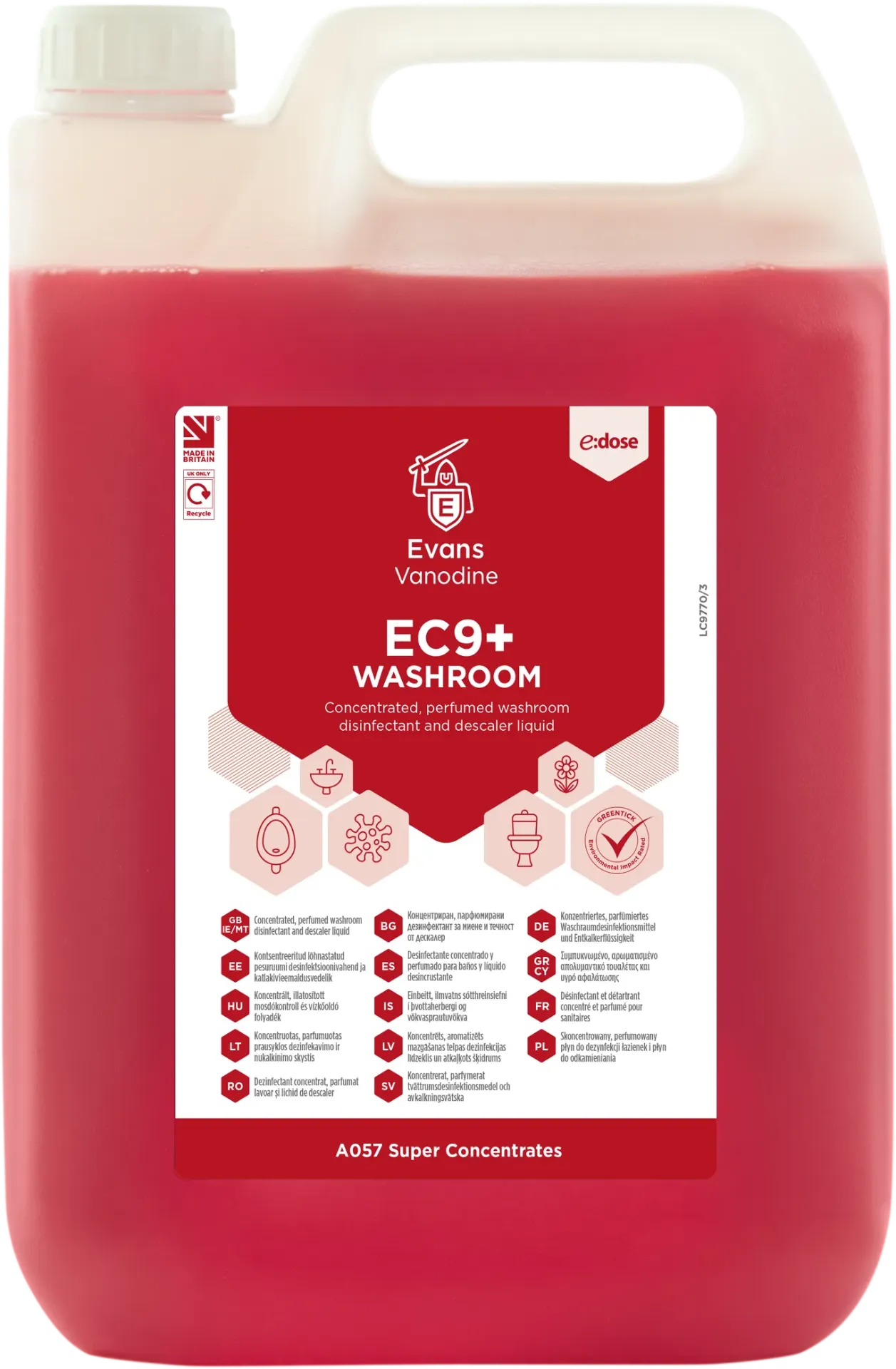 [EV1112] E-dose refill ec9 washroom