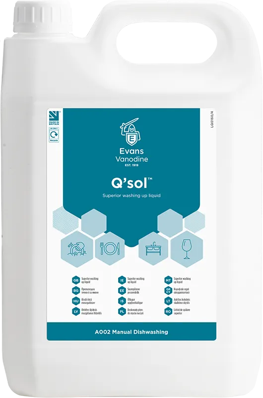 [EV0011] Q'sol washing up liquid 5Ltr