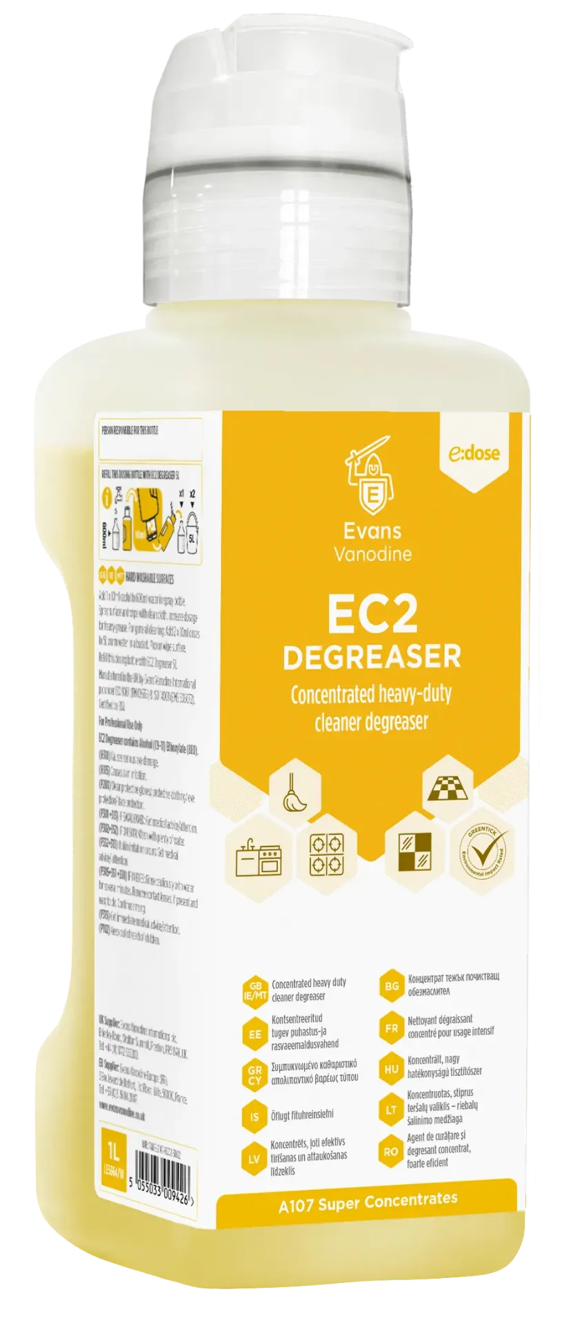 [EV5432] E-dose ec2 degreaser 1Ltr