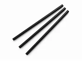 [PL1313] Short Black Cocktail Stirrer Straws