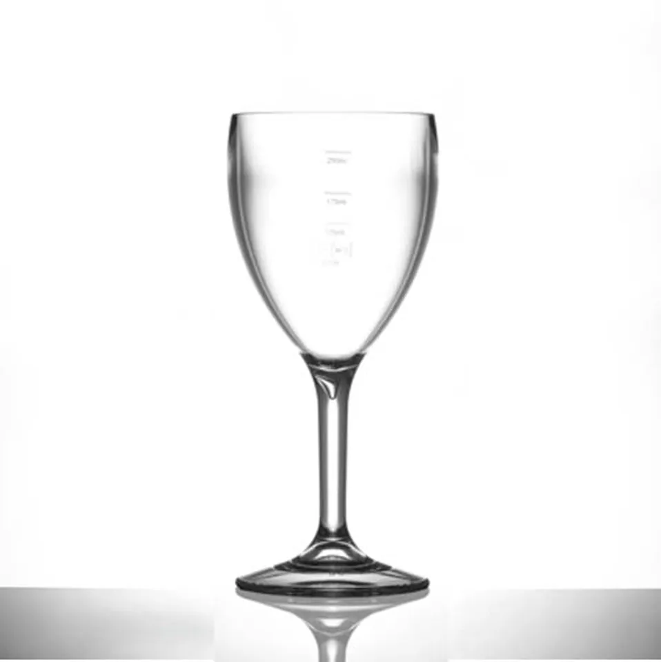 Elite Plastic 3 Measure Wine Glass 11oz (12) 