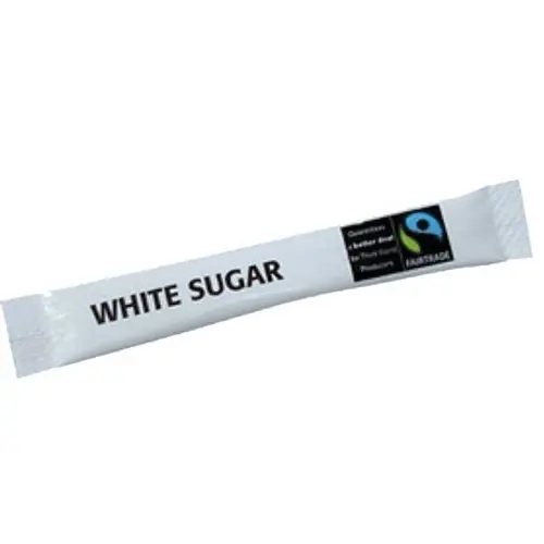 Fairtrade White Sugar Sticks 2.5g (1000) 