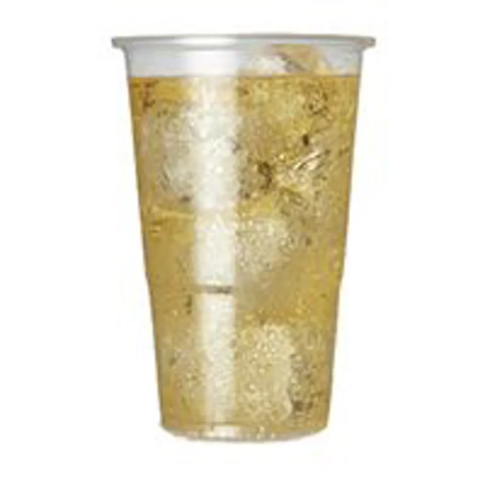 [PL0022] DISPOSABLE plastic GLASS 12oz LCE@10oz half pint 1000