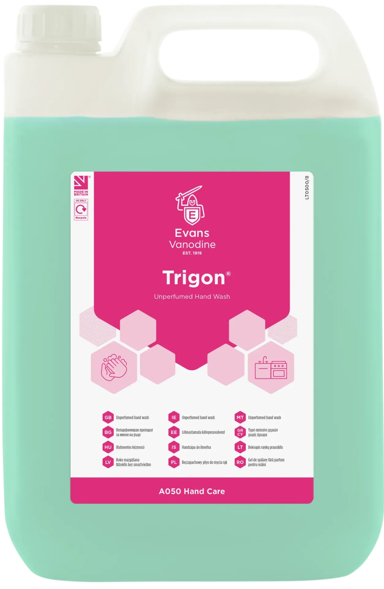 [EV0028] Evans Trigon Unperfumed Hand Wash