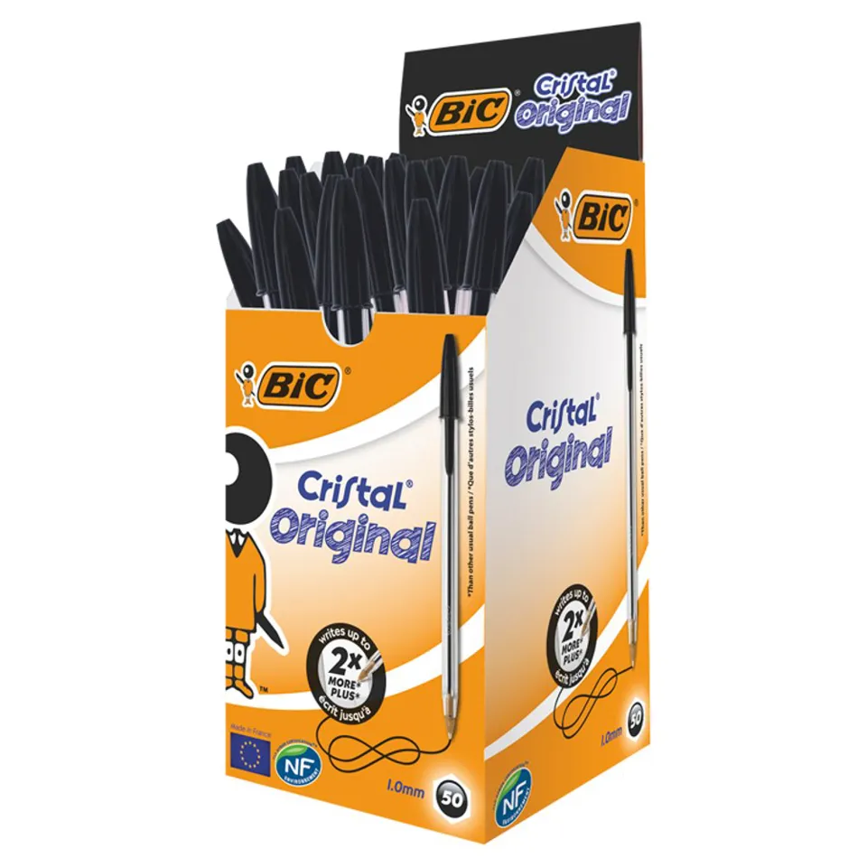 [PL0024] Bic black ball point pen