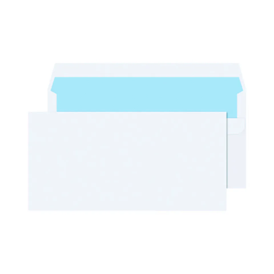 white envelopes plain