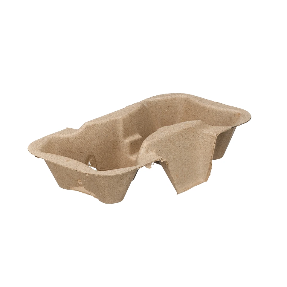[GE1118] 2 Cup Carry tray recycleable 