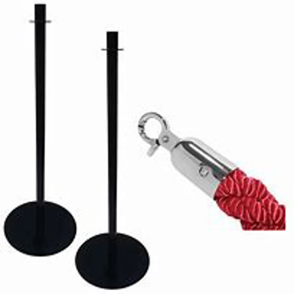 Barrier Rope and Barrier Posts
