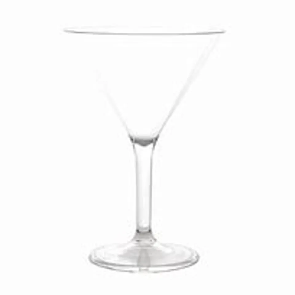 [PL0033] Polycarbonate martini glasses 300ml