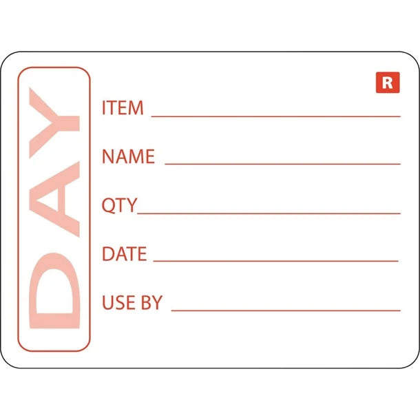 [GE8655] Red DAY label