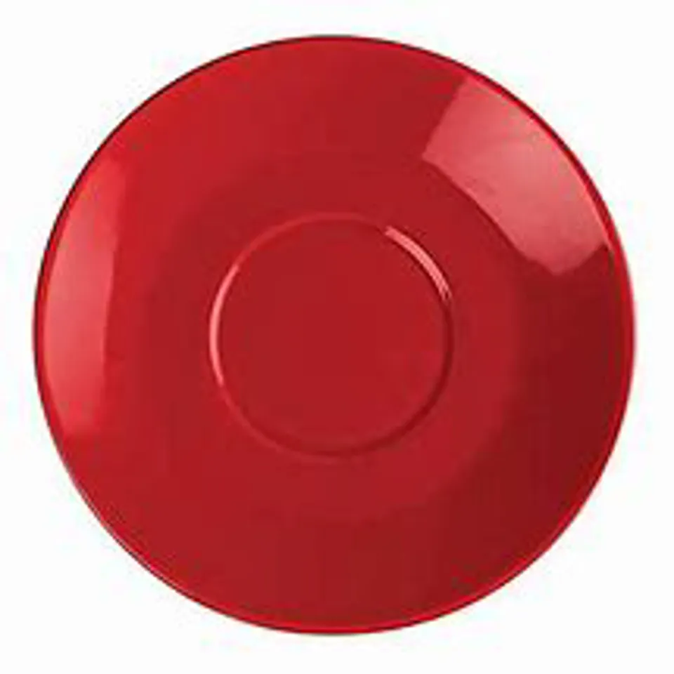 Olympia cafe saucer plate Red (12)