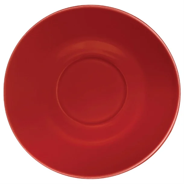 [GE0982] Olympia cafe saucer plate Red (12)