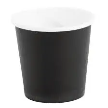 Fiesta hot cups black 4oz 
