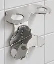 Twin 500ml Stainless Steel Wall Bracket