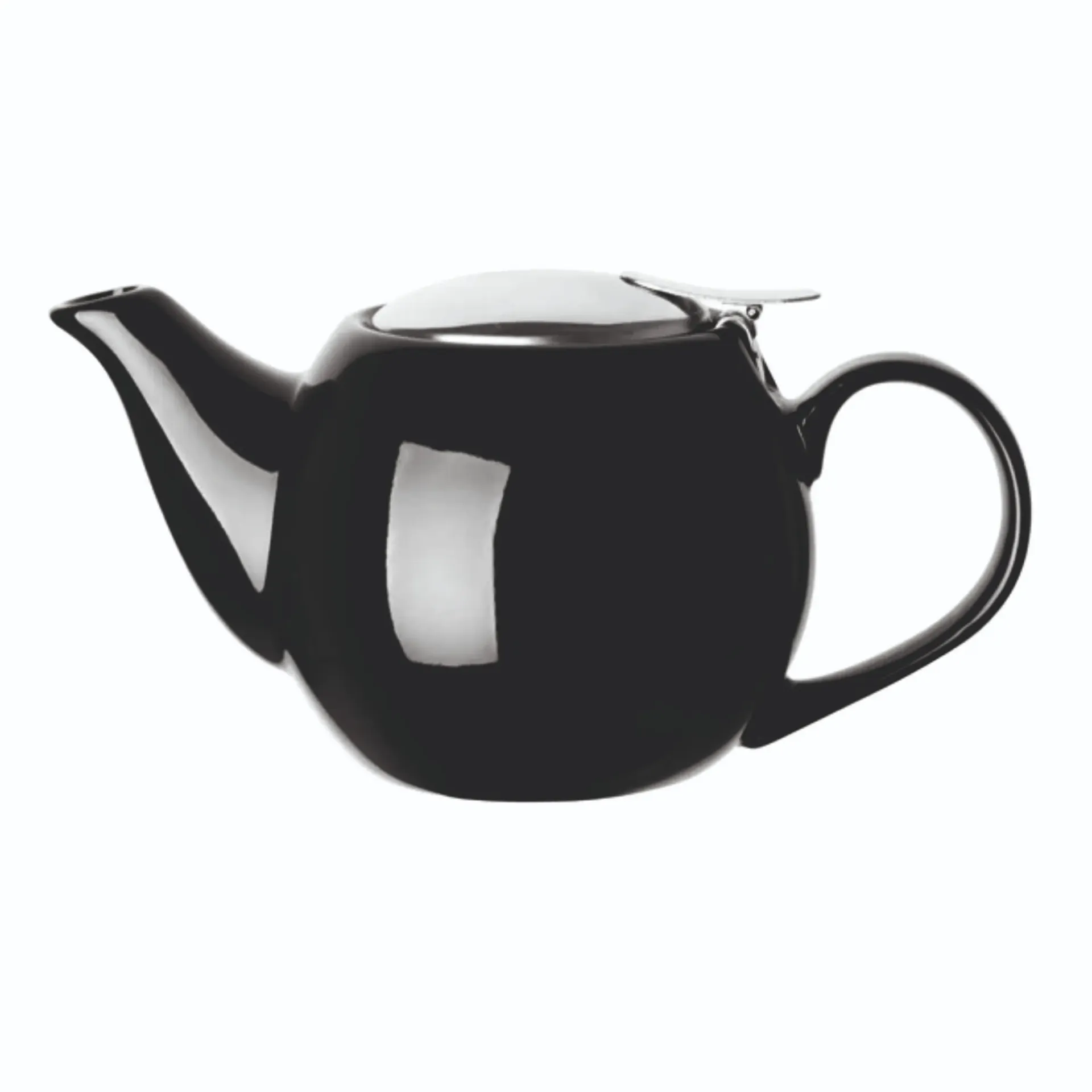 [00110]  Olympia Cafe Teapot Black 510ml