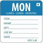 Day of the week label