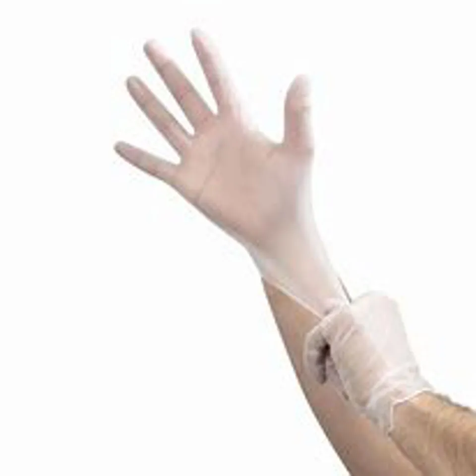 Vinyl pf gloves (100) (Small)