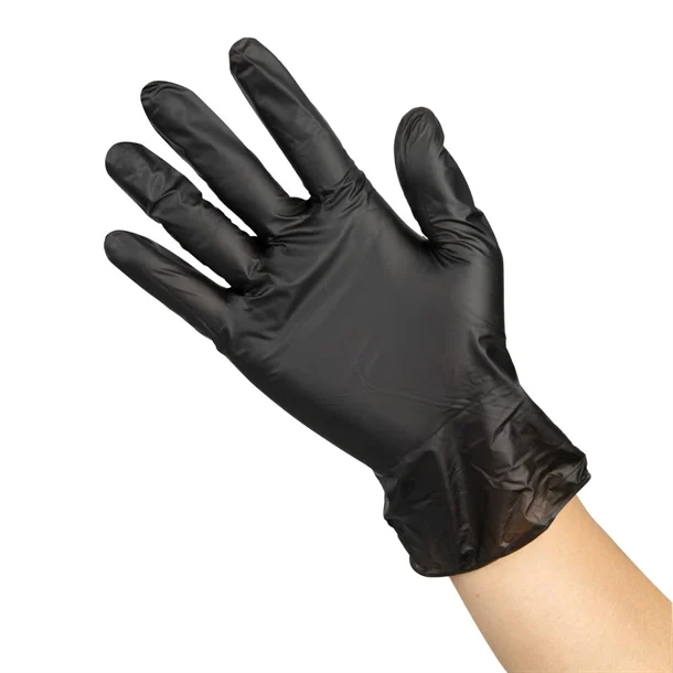 Vinyl Black Powder Free Glove (100 Pack) (Small)