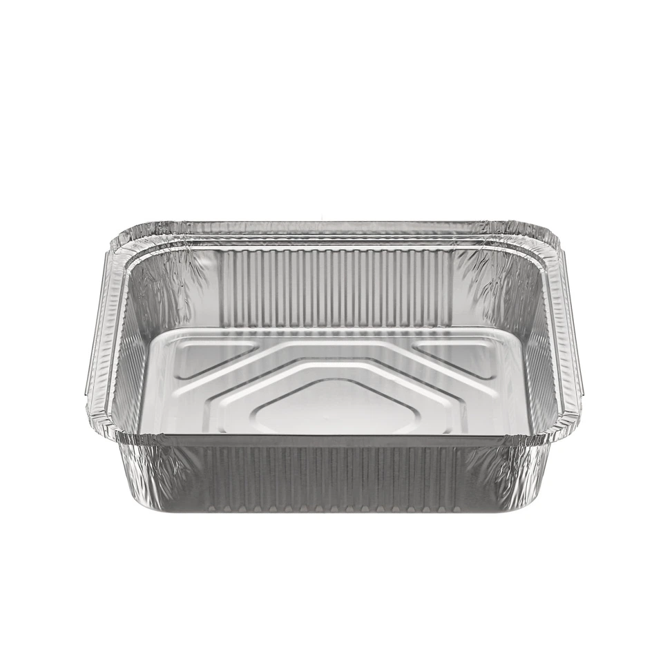 [00150] 9 x 9" Silver Foil Container and lids (Case)
