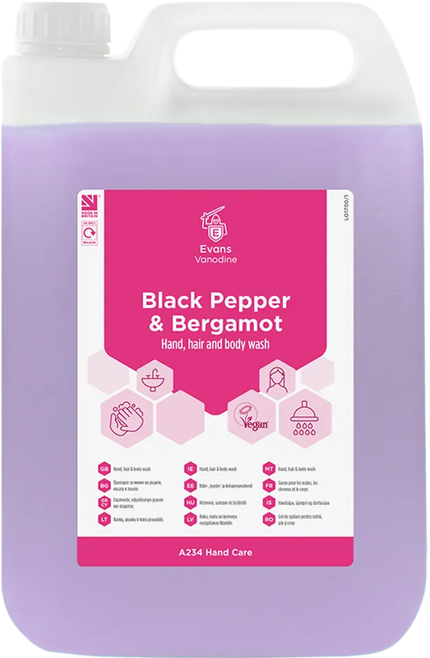 [00097] Hand Wash 5L (Black Pepper & Bergamot)