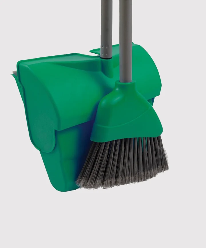 [GE0018G] Lobby dustpan & brush (Green)